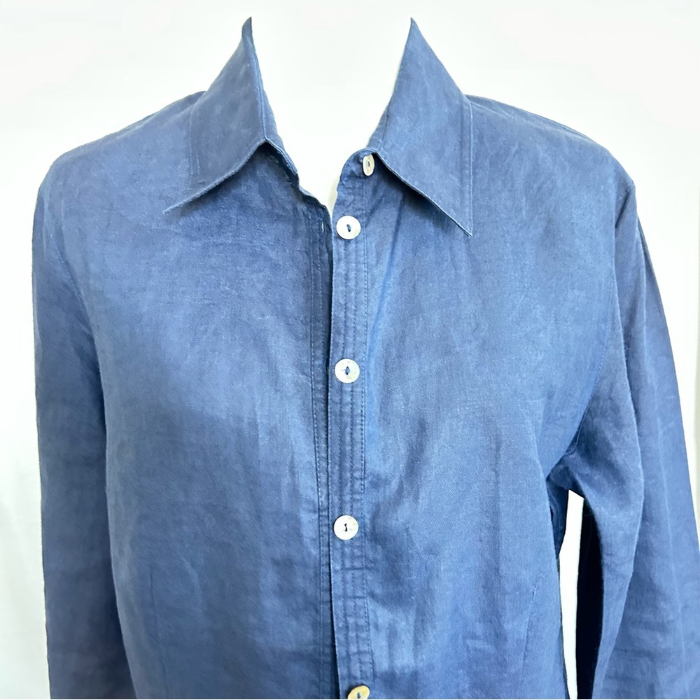 Tess dress beautiful 100% linen long sleeve too great condition size ST